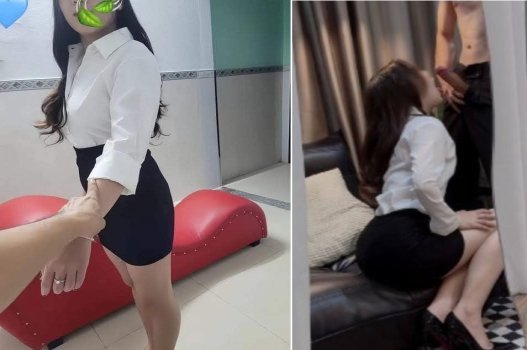Sếp và trưởng phòng đi đá phò gặp đúng em thư ký